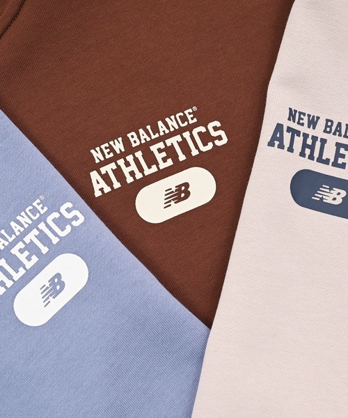 NEW BALANCE(ニューバランス)の「ハーフジップスウェット(スウェット・レディース・チョコ/グレイッシュベージュ/ライトブルー・SMALL/MEDIUM/LARGE/X-LARGE)」の22枚目の写真