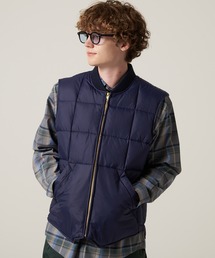 エディーバウアー　エディバウアー　アイボリー キルティング ダウンベスト Eddie Bauer｜エディーバウアーのジャケット/アウター