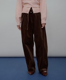 MUHET | belted corduroy pants / ベルト付きコーデュロイパンツ(その他パンツ)