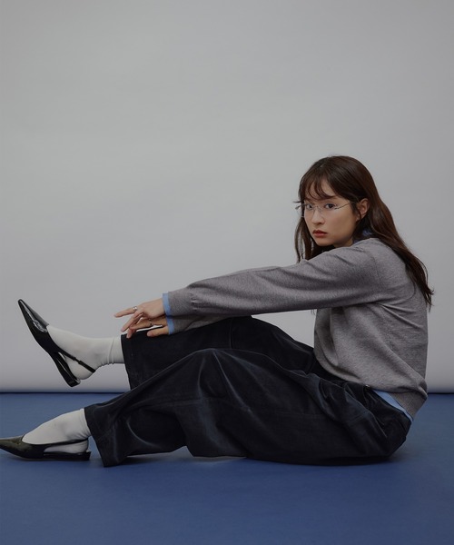 MUHET(ミュエータ)の「belted corduroy pants / ベルト付きコーデュロイパンツ(その他パンツ・レディース・ベージュ/ネイビー/ブラウン・SMALL/MEDIUM/LARGE)」の20枚目の写真