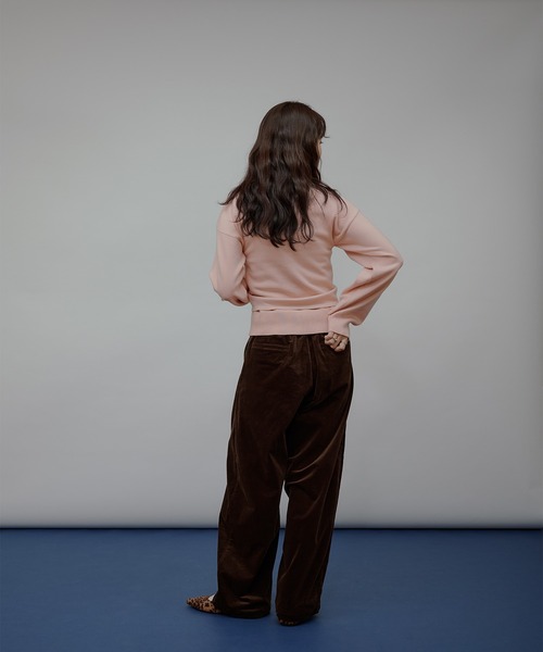 MUHET(ミュエータ)の「belted corduroy pants / ベルト付きコーデュロイパンツ(その他パンツ・レディース・ベージュ/ネイビー/ブラウン・SMALL/MEDIUM/LARGE)」の12枚目の写真