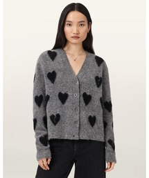 ALLSAINTS | AMORA JACQUARD BRUSHED CARDIGAN | AMORA ジャカード ブラッシュド カーディガン(カーディガン/ボレロ)