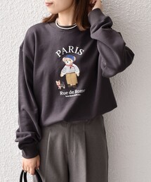 SHIPS Colors:TeddyBear(R) スウェット 2◇