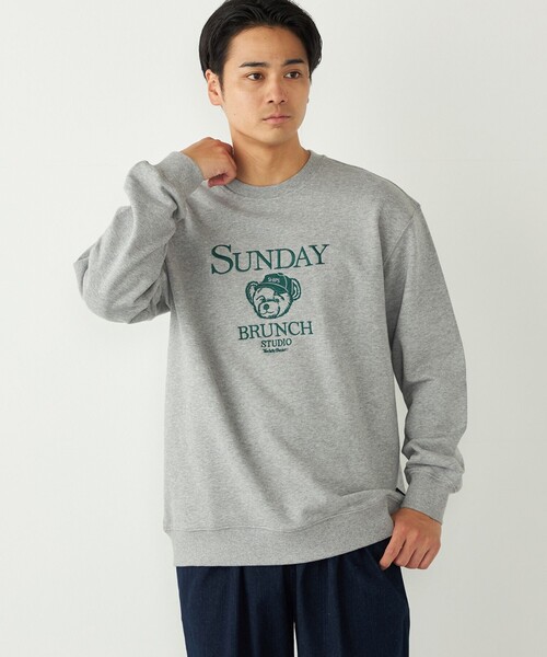 SHIPS Colors(シップス カラーズ)の「SHIPS Colors:TeddyBear(R) スウェット 2◇(スウェット・メンズ・ダークグレー/ネイビー/ナチュラル/グレー/チャコールグレー・LARGE/X-LARGE/SMALL/MEDIUM)」の19枚目の写真