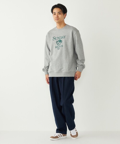 SHIPS Colors(シップス カラーズ)の「SHIPS Colors:TeddyBear(R) スウェット 2◇(スウェット・メンズ・ダークグレー/ネイビー/ナチュラル/グレー/チャコールグレー・LARGE/X-LARGE/SMALL/MEDIUM)」の16枚目の写真