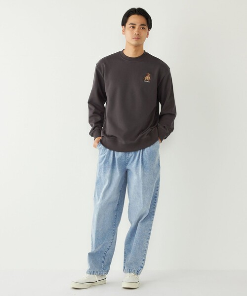 SHIPS Colors(シップス カラーズ)の「SHIPS Colors:TeddyBear(R) スウェット 2◇(スウェット・メンズ・ダークグレー/ネイビー/ナチュラル/グレー/チャコールグレー・LARGE/X-LARGE/SMALL/MEDIUM)」の10枚目の写真