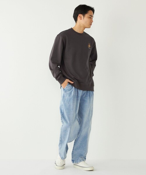 SHIPS Colors(シップス カラーズ)の「SHIPS Colors:TeddyBear(R) スウェット 2◇(スウェット・メンズ・ダークグレー/ネイビー/ナチュラル/グレー/チャコールグレー・LARGE/X-LARGE/SMALL/MEDIUM)」の9枚目の写真