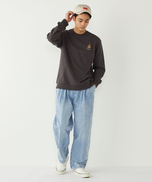 SHIPS Colors(シップス カラーズ)の「SHIPS Colors:TeddyBear(R) スウェット 2◇(スウェット・メンズ・ダークグレー/ネイビー/ナチュラル/グレー/チャコールグレー・LARGE/X-LARGE/SMALL/MEDIUM)」の8枚目の写真