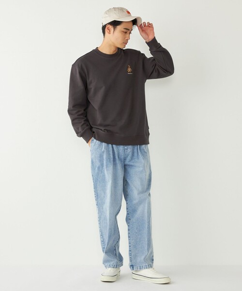 SHIPS Colors(シップス カラーズ)の「SHIPS Colors:TeddyBear(R) スウェット 2◇(スウェット・メンズ・ダークグレー/ネイビー/ナチュラル/グレー/チャコールグレー・LARGE/X-LARGE/SMALL/MEDIUM)」の7枚目の写真