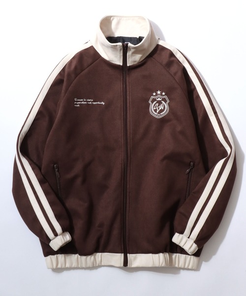 SITRY（シトリー）の「Fake Suede Track Jacket/オーバーサイズ 
