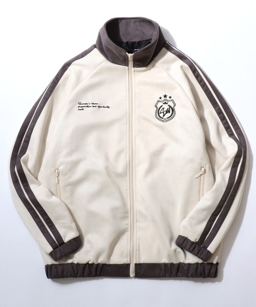 SITRY（シトリー）の「Fake Suede Track Jacket/オーバーサイズ 