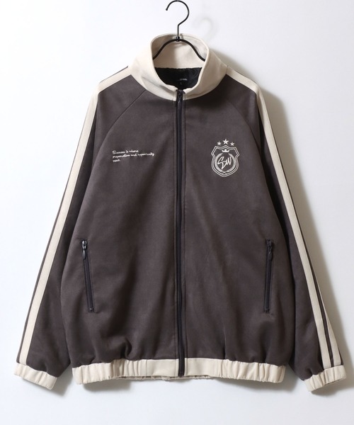 SITRY（シトリー）の「Fake Suede Track Jacket/オーバーサイズ 