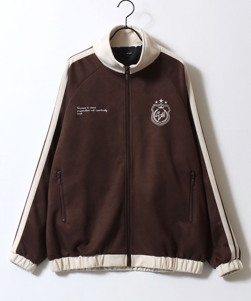 SITRY（シトリー）の「Fake Suede Track Jacket/オーバーサイズ 