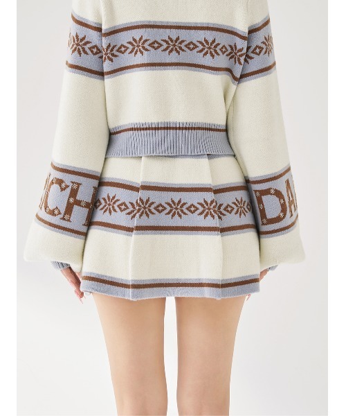 スノーパターンラメニットセットアップ（セットアップ）｜Darich