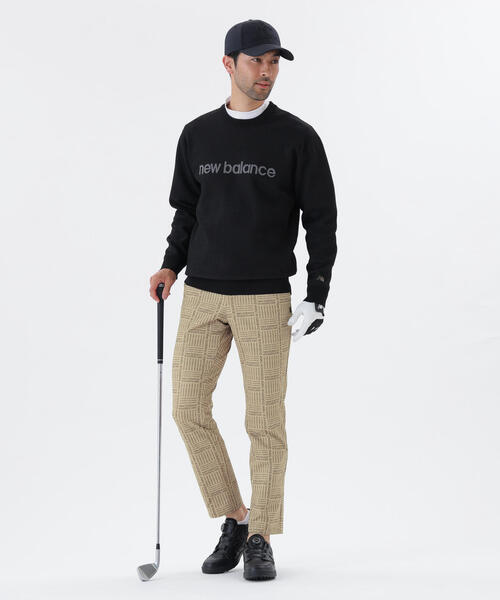 セール】【new balance golf】メッシュ クルーネック ニット プル