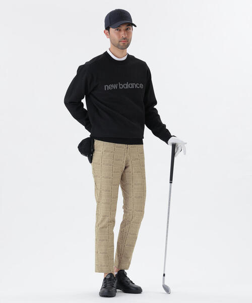 セール】【new balance golf】メッシュ クルーネック ニット プル