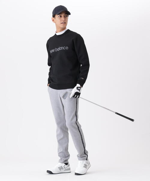 セール】【new balance golf】メッシュ クルーネック ニット プル