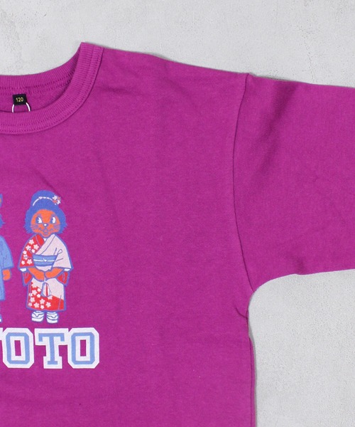 Life Support Products（ライフサポートプロダクツ）の「裏毛シティプリントトレーナー（スウェット・キッズ・バイオレット/ブルー/オフホワイト/マスタード/チャコール/ホワイト系その他・80/90/95/100/110/120/130/140/150）」の10枚目の写真