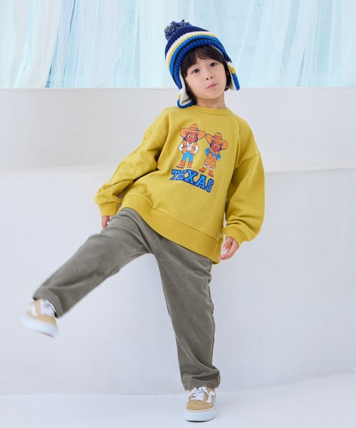 Life Support Products（ライフサポートプロダクツ）の「裏毛シティプリントトレーナー（スウェット・キッズ・バイオレット/ブルー/オフホワイト/マスタード/チャコール/ホワイト系その他・80/90/95/100/110/120/130/140/150）」の18枚目の写真