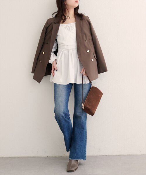 natural couture（ナチュラルクチュール）の「マルチWAYカシュクールリボンブラウス（シャツ/ブラウス・レディース・ボルドー/ブラウン/ブラック/オフホワイト・FREE）」の9枚目の写真