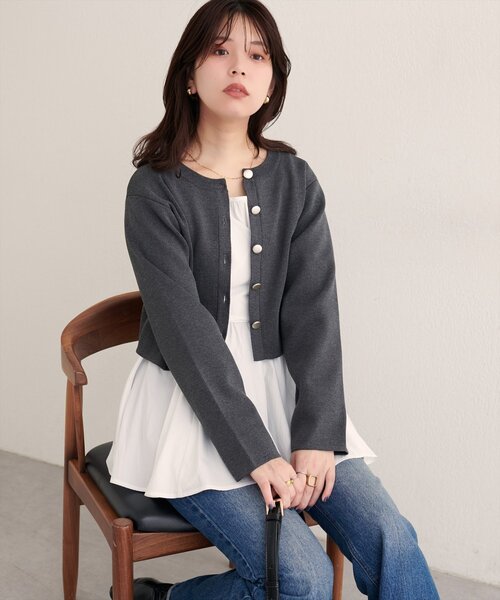 natural couture（ナチュラルクチュール）の「マルチWAYカシュクールリボンブラウス（シャツ/ブラウス・レディース・ボルドー/ブラウン/ブラック/オフホワイト・FREE）」の12枚目の写真