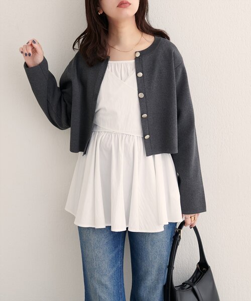 natural couture（ナチュラルクチュール）の「マルチWAYカシュクールリボンブラウス（シャツ/ブラウス・レディース・ボルドー/ブラウン/ブラック/オフホワイト・FREE）」の13枚目の写真