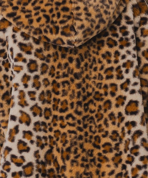 ScoLar 153647：キノコ×レオパード柄リバーシブルブルゾン 153647：キノコ×レオパード柄リバーシブルブルゾン（ブルゾン