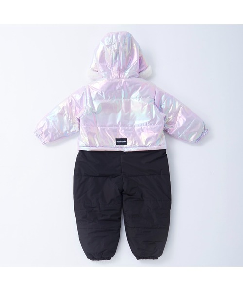 marie claire(マリ・クレール)の「marie claire ENFANTS/マリクレール アンファン ベビー 耐水圧5000mm オーロラカラー 中綿入り フード裏ボア スノーウェア スノーボード スキーウェア(スポーツグッズ・キッズ・ミント/パープル・110cm/90cm/80cm/100cm)」の12枚目の写真