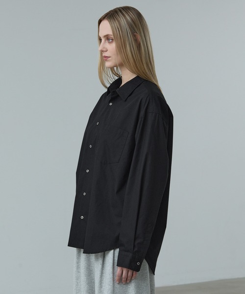 CALLNE（カルネ）の「【CALLNE】Basic Regular Collar Shirt/ベーシックレギュラーカラーシャツ（シャツ/ブラウス・メンズ・ホワイト/ライトブルー/ブラック・L/M）」の6枚目の写真