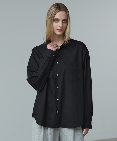 CALLNE（カルネ）の「【CALLNE】Basic Regular Collar Shirt/ベーシックレギュラーカラーシャツ（シャツ/ブラウス・メンズ・ホワイト/ライトブルー/ブラック・L/M）」の11枚目の写真
