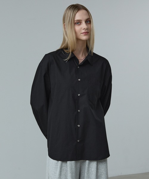 CALLNE（カルネ）の「【CALLNE】Basic Regular Collar Shirt/ベーシックレギュラーカラーシャツ（シャツ/ブラウス・メンズ・ホワイト/ライトブルー/ブラック・L/M）」の12枚目の写真