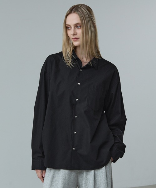 CALLNE（カルネ）の「【CALLNE】Basic Regular Collar Shirt/ベーシックレギュラーカラーシャツ（シャツ/ブラウス・メンズ・ホワイト/ライトブルー/ブラック・L/M）」の14枚目の写真