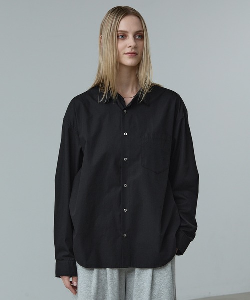 CALLNE（カルネ）の「【CALLNE】Basic Regular Collar Shirt/ベーシックレギュラーカラーシャツ（シャツ/ブラウス・メンズ・ホワイト/ライトブルー/ブラック・L/M）」の15枚目の写真