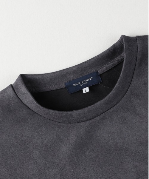 BACK NUMBER(バックナンバー)の「BACK NUMBER(バックナンバー)【メンズ】フェイクスエード切替クルートレーナー(スウェット・メンズ・ダークグレー/ライトグレー/ブルー・M/L/XL)」の5枚目の写真