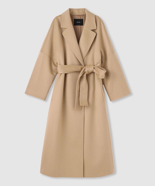 allureville（アルアバイル）の「カシミヤビーバーコート（チェスターコート・レディース・ベージュ/ブラック/カーキ・1/2）」の6枚目の写真