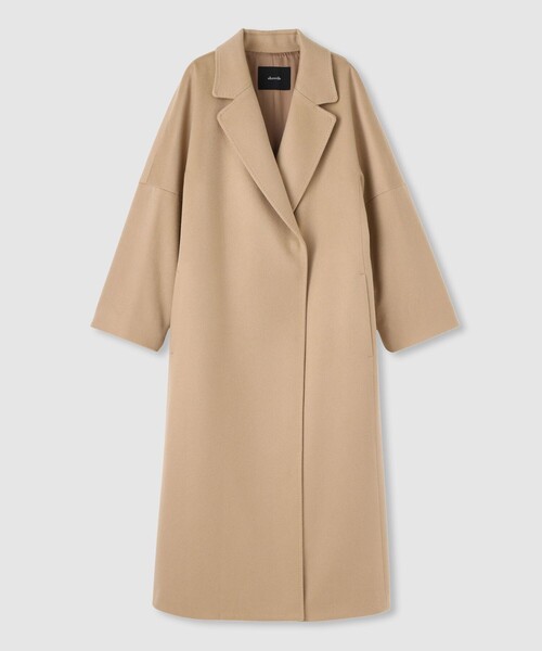 allureville（アルアバイル）の「カシミヤビーバーコート（チェスターコート・レディース・ベージュ/ブラック/カーキ・1/2）」の8枚目の写真