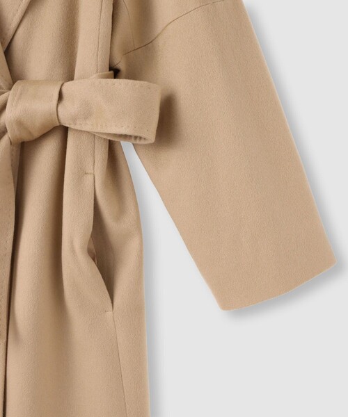 allureville（アルアバイル）の「カシミヤビーバーコート（チェスターコート・レディース・ベージュ/ブラック/カーキ・1/2）」の10枚目の写真