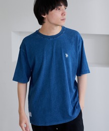【U.S. POLO ASSN.】ピグメント加工 ワンポイント 半袖 Tシャツ