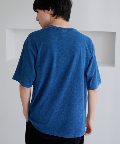U.S. POLO ASSN.（ユーエスポロアッスン）の「【U.S. POLO ASSN.】ピグメント加工 ワンポイント 半袖 Tシャツ（Tシャツ/カットソー・メンズ・スミクロ/アイボリー/ダークブルー・L/M）」の20枚目の写真