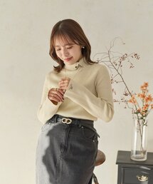 Thevon | 【Mayu企画】2wayラメタートルニットプルオーバー(ニット/セーター)