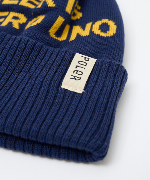 POLeR（ポーラー）の「【POLER / ポーラー】POM BEANIE / ポン ビーニー /ユニセックス（ニットキャップ/ビーニー・メンズ・ブラック/オレンジ/ネイビー・フリー）」の13枚目の写真