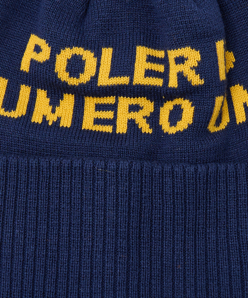 POLeR（ポーラー）の「【POLER / ポーラー】POM BEANIE / ポン ビーニー /ユニセックス（ニットキャップ/ビーニー・メンズ・ブラック/オレンジ/ネイビー・フリー）」の14枚目の写真