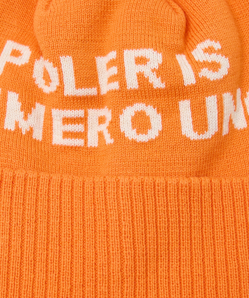 POLeR（ポーラー）の「【POLER / ポーラー】POM BEANIE / ポン ビーニー /ユニセックス（ニットキャップ/ビーニー・メンズ・ブラック/オレンジ/ネイビー・フリー）」の18枚目の写真