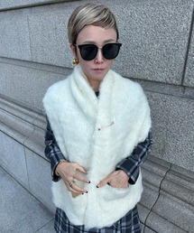 JENNE（ジェンヌ）の「綿あめニットマフラー（マフラー）」