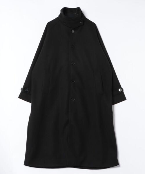 VIBGYOR(ヴィブジョー)の「フェイクメルトンルーズステンコート(CN)(ステンカラーコート・メンズ・ベージュ/チャコールグレー/ブラック・X-LARGE/LARGE/MEDIUM)」の6枚目の写真