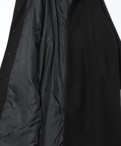 VIBGYOR(ヴィブジョー)の「フェイクメルトンルーズステンコート(CN)(ステンカラーコート・メンズ・ベージュ/チャコールグレー/ブラック・X-LARGE/LARGE/MEDIUM)」の7枚目の写真