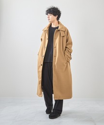 VIBGYOR | フェイクメルトンルーズステンコート(CN)(ステンカラーコート)