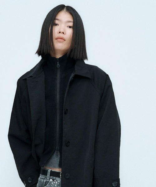 セール】HEAVY NYLON LONG COAT / ヘビーナイロン ロング コート