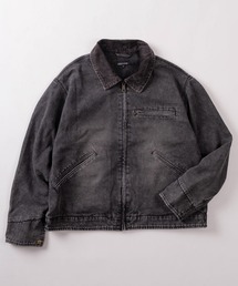 SlashDate | 【82】ウォッシュ加工 襟コーデュロイ ヴィンテージ ダックブルゾン(ブルゾン)