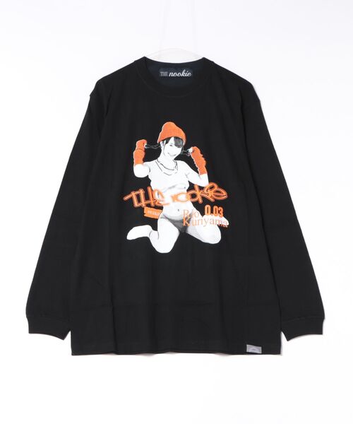 ARCHIVER(アーカイバ)の「【RES】【THE nookie LOVE Rio Kuriyama】PORTRAIT L/S TEE(Tシャツ/カットソー・メンズ・ブラック・LARGE)」の1枚目の写真
